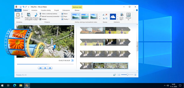 Kde dnes stiahnuť Movie Maker a ako strihať video ľahko a zadarmo, s nástrojmi vo Windows 10