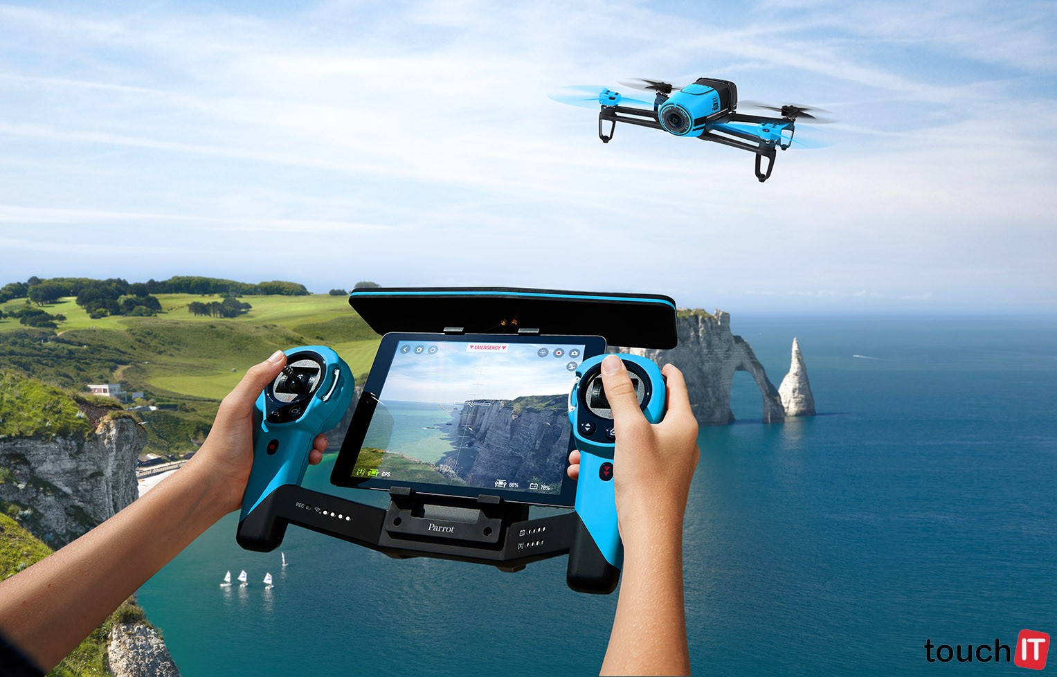Zalietajte si spolu s nami s dronom Parrot Bebop! Cez video