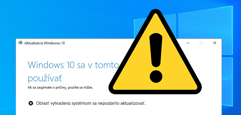 Čo robiť, ak aktualizáciu Windows 10 blokuje Vyhradená systémová oblasť na disku