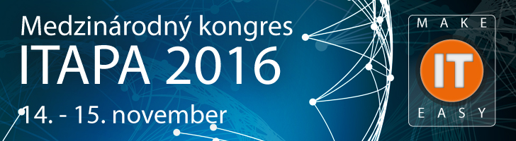Kongres ITAPA 2016 prináša zaujímavý program