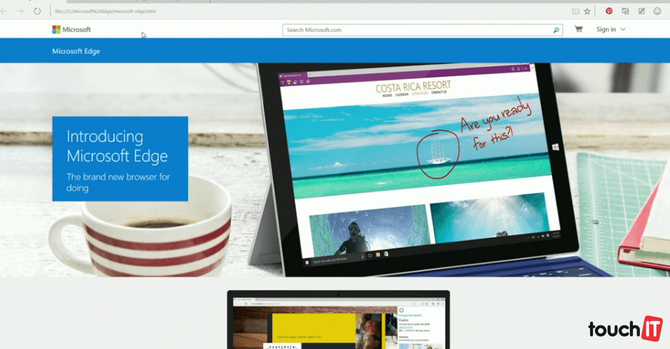 Internetový prehliadač Microsoft Edge