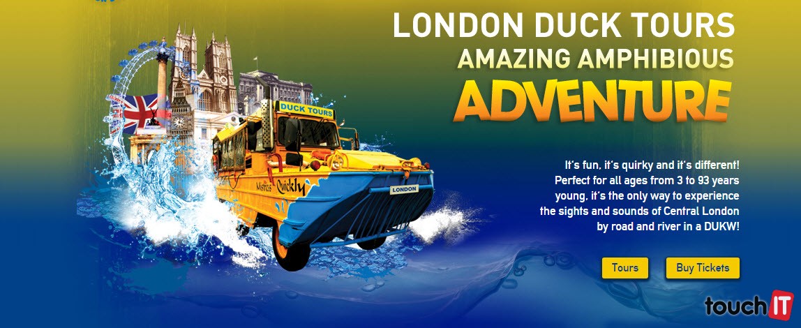 Víkend s touchIT: Turistická atrakcia London Duck Tours