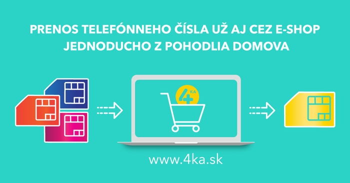 4ka uľahčuje prenos čísla:  oddnes už aj cez internet. Pozrite si odkiaľ prišli jej zákazníci