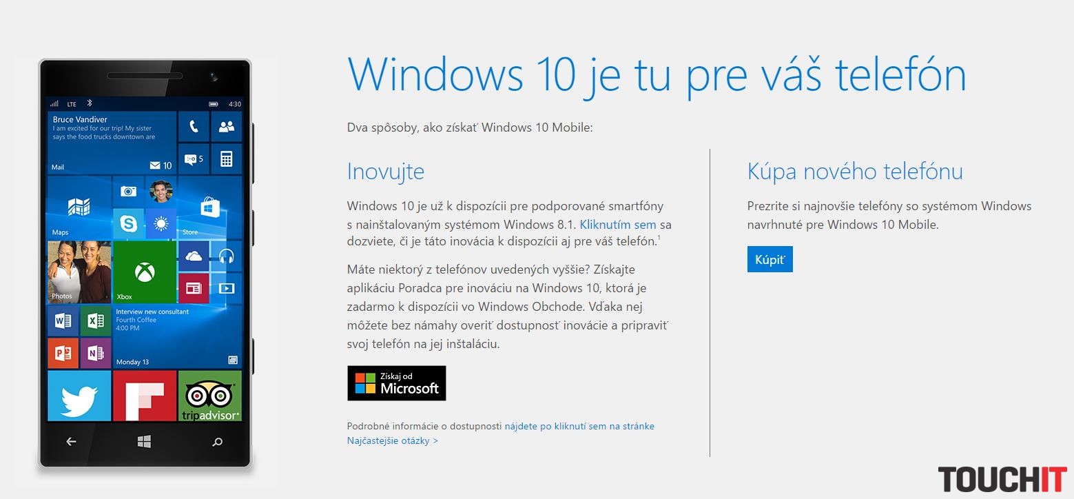 Microsoft sľub nedodrží. Mobilný Windows 10 dostane iba časť Lumií