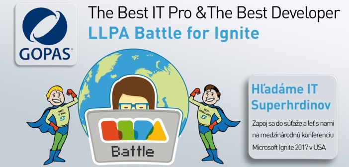GOPAS hľadá IT Superhrdinov – súťaž LLPA Battle for Ignite