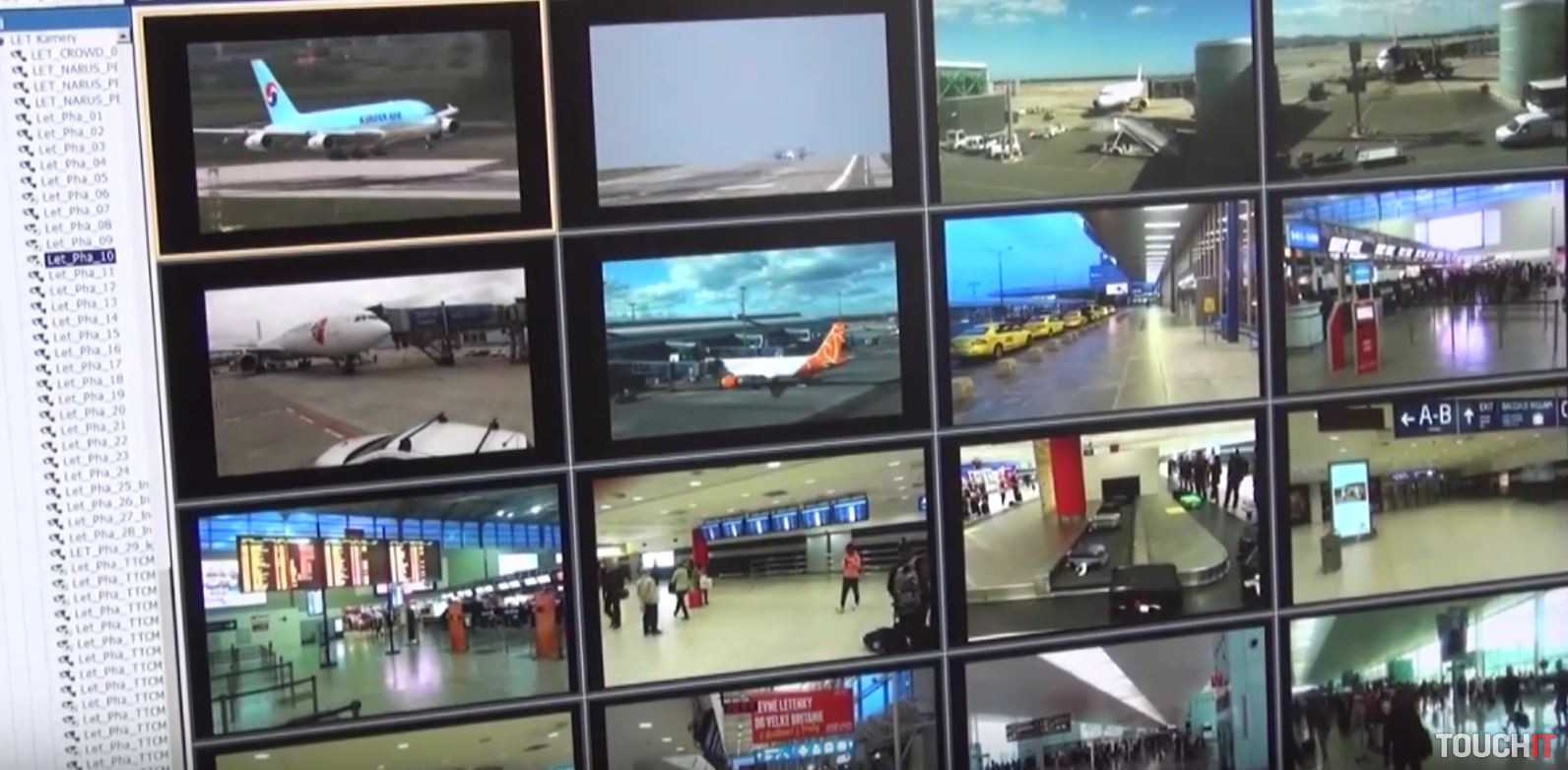 VIDEO TOUCHIT: Dohľadové centrum, ktoré sleduje incidenty na letisku a železnici