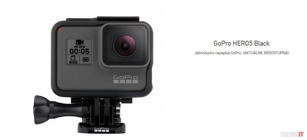 Problémy s výrobou kamery GoPro Hero 5 znepokojujú investorov
