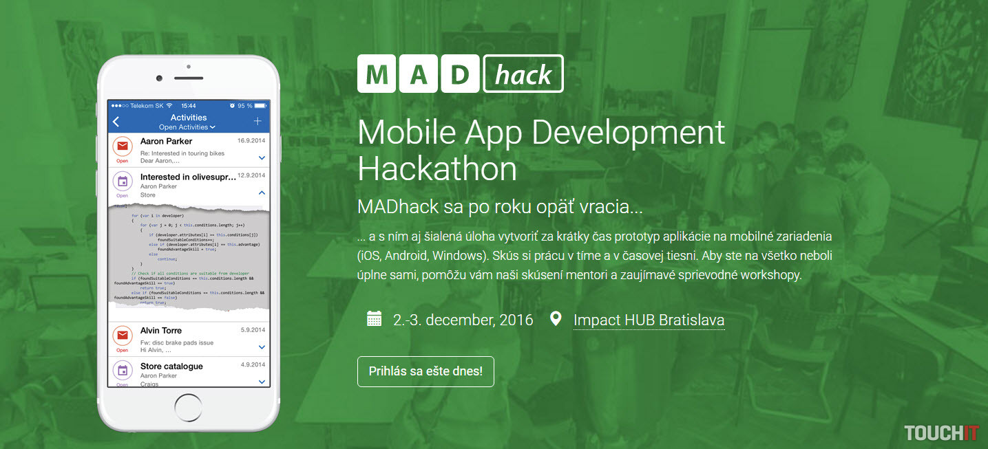 Súťaž MADhack – boli sme tu osobne