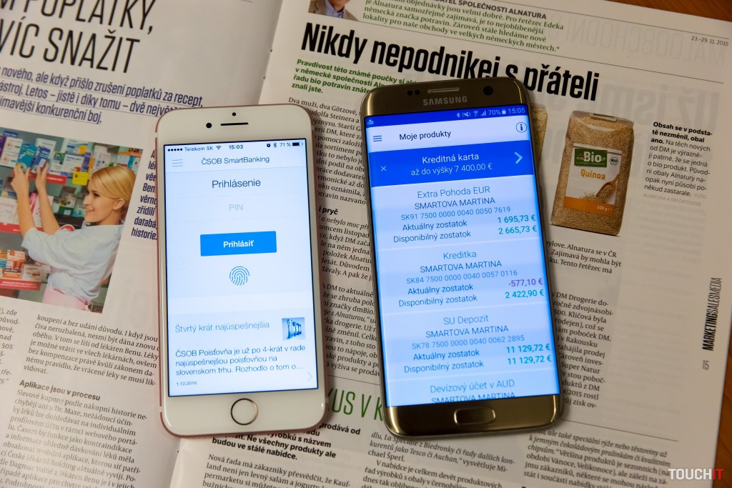VIDEO TOUCHIT: Letná aktualizácia ČSOB Smartbanking a jej novinky pekne polopate