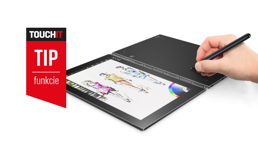 Testovali sme špeciálny tablet Lenovo Yoga Book – Android