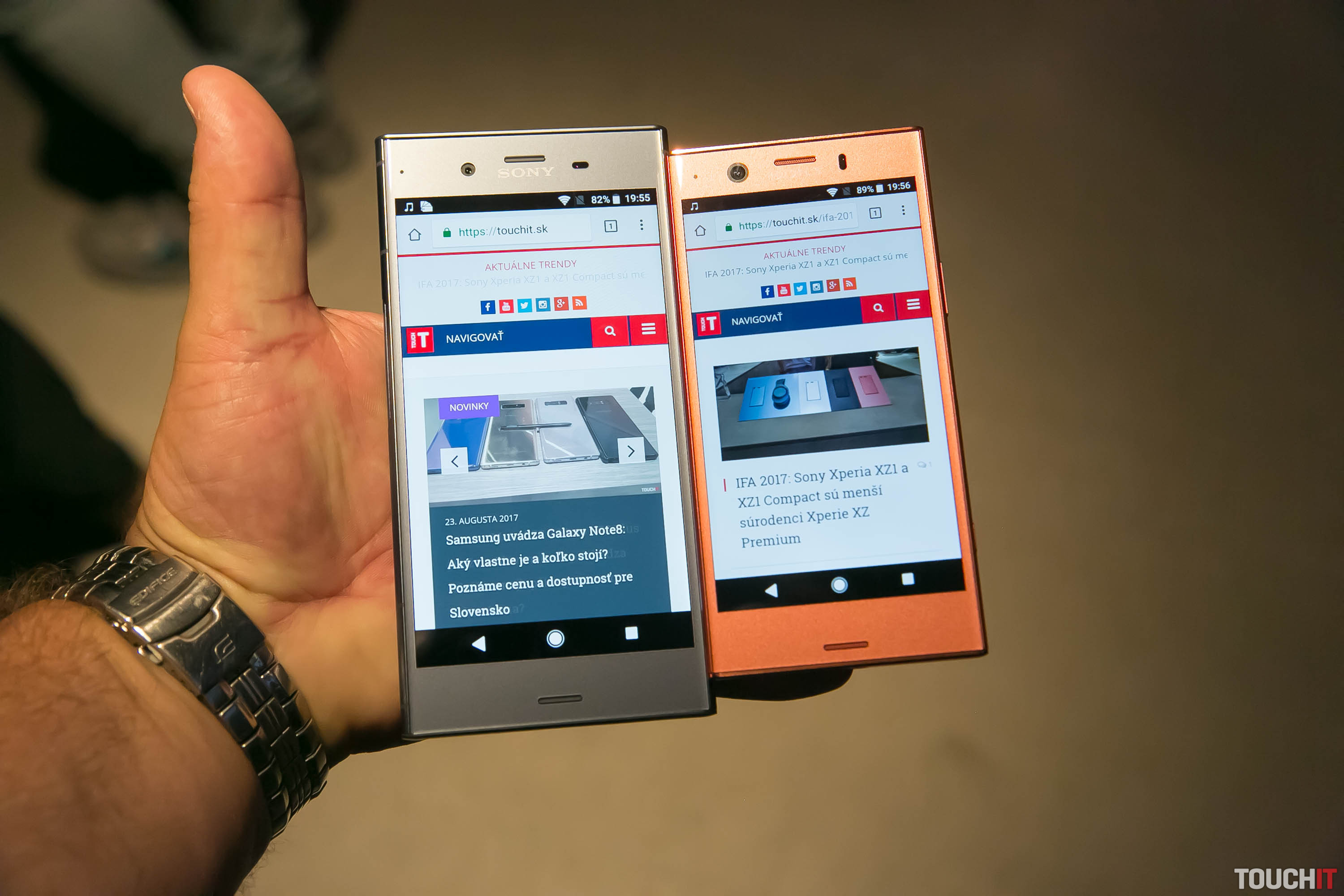VIDEO TOUCHIT: Sony Xperia XZ1 a XZ1 Compact na výstave IFA