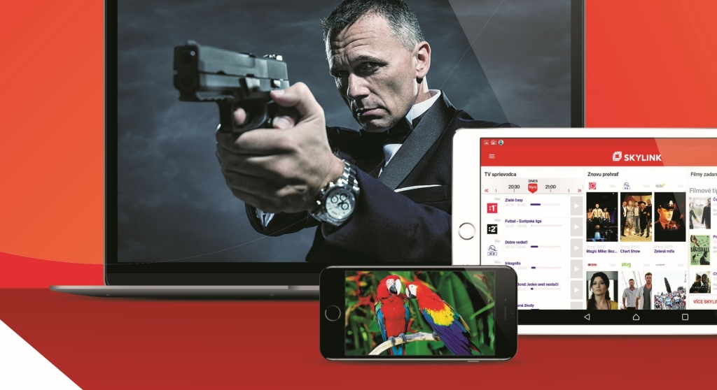 Skylink Live TV: Sledujte TV vysielanie na mobile, tablete a počítači