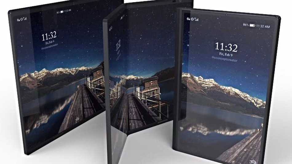 Samsung Galaxy X: Nový koncept s tromi displejmi?