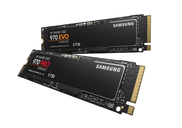 Samsung uvádza na trh výkonné SSD disky 970 PRO a EVO využívajúce technológiu NVMe