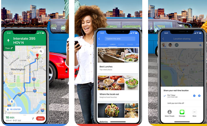 Mapy Google pre iOS umožnia zmeniť ukazovateľ smeru na 3D autíčko