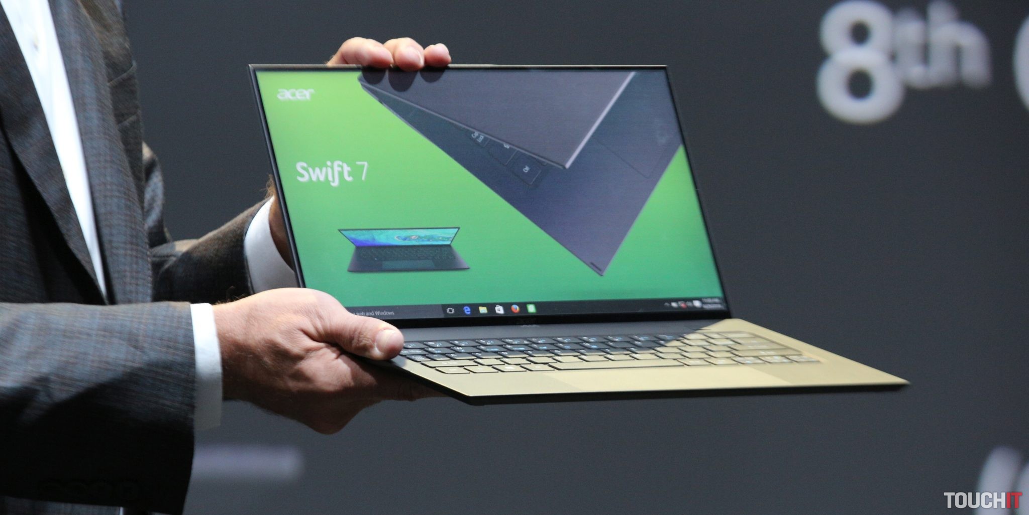 Nový Acer Swift 7 je najtenší notebook na svete. Má rekordný pomer obrazovky k telu