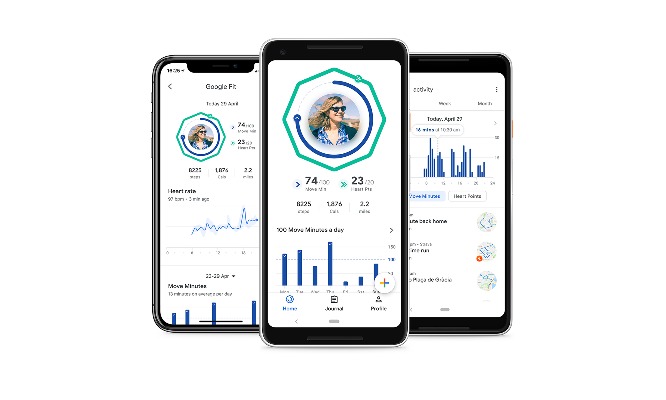 Google Fit odstráni 2 kondičné údaje