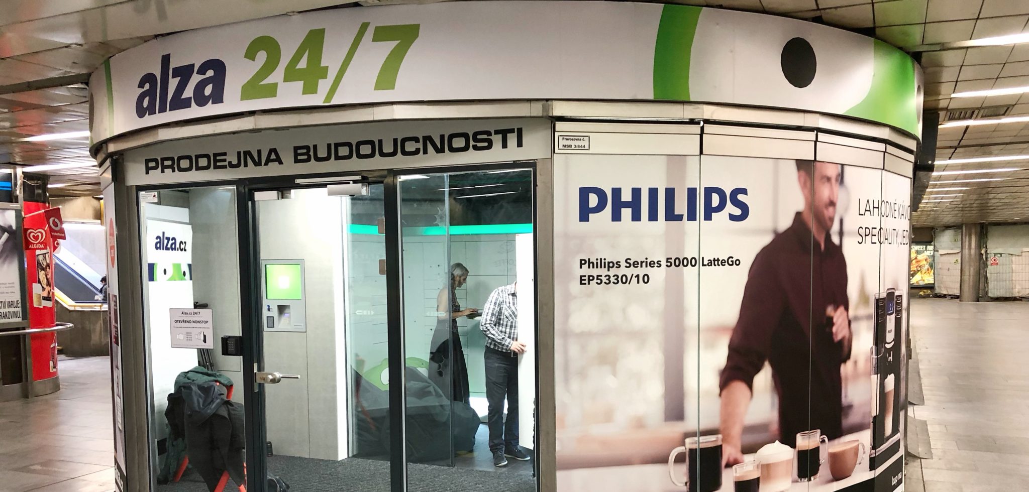 Alza otvára tretiu Predajňu budúcnosti v metre Můstek