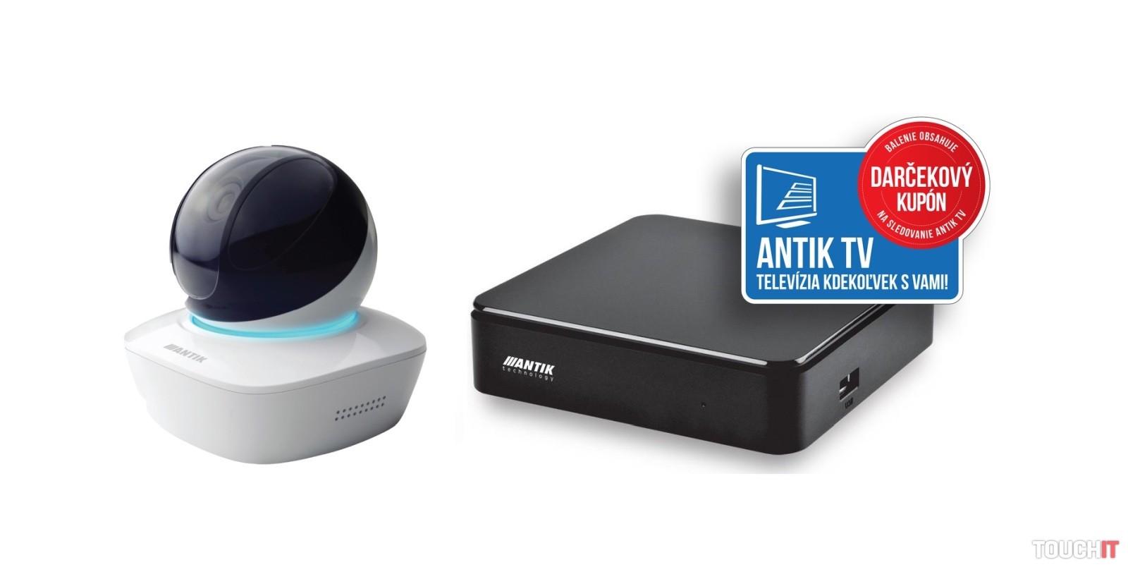 Vianočné darčeky od Antiku: Set-top boxy, bezpečnostné kamery aj e-kolobežka