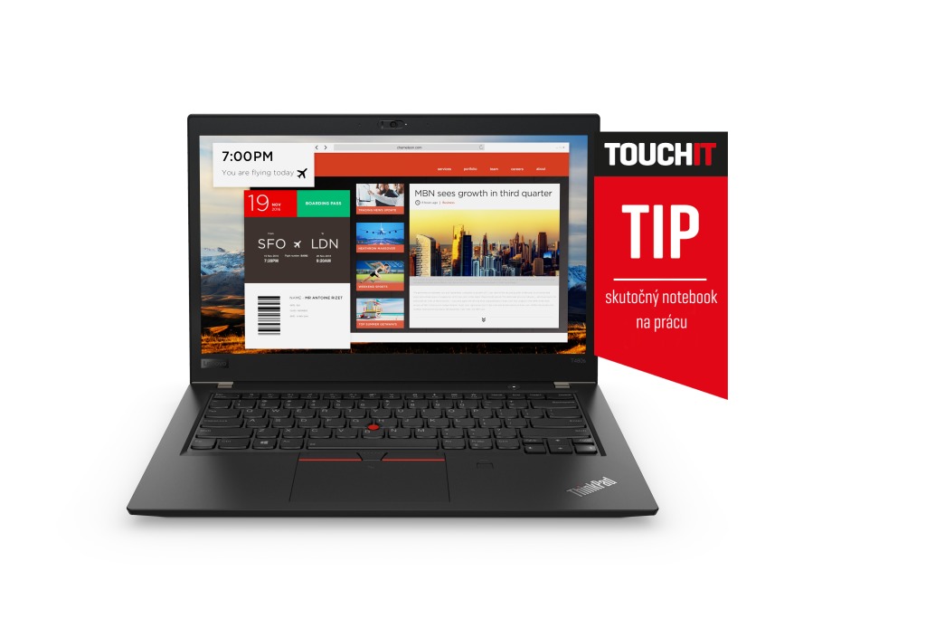 Recenzia Lenovo ThinkPad T480s: Absolútna špička v pracovných notebookoch