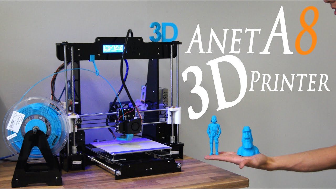 3D tlačiareň Anet A8: Úsporná tlačiareň s darčekom zadarmo. Teraz za ešte lepšiu cenu