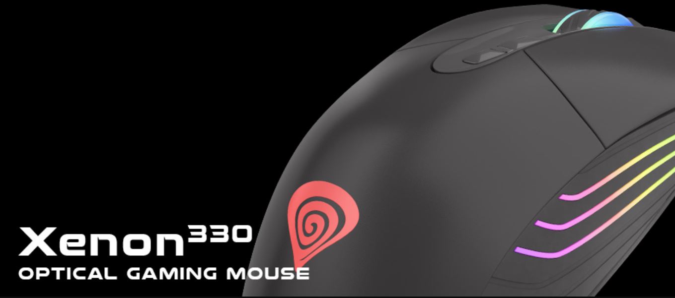 Genesis Xenon 330: herná myš s podsvietením RGB