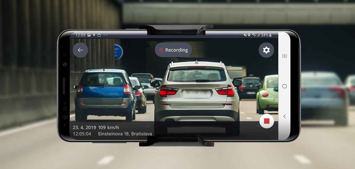 Sygic vylepšil doplnok Dashcam. Poslúži ako dôkaz v prípade nehody