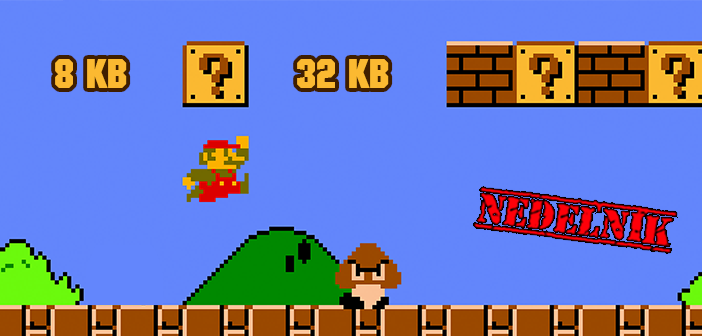 Ako mohla celá hra Super Mário zaberať menej dát, ako tento obrázok