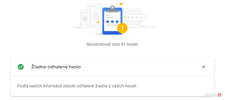 Google Správca hesiel