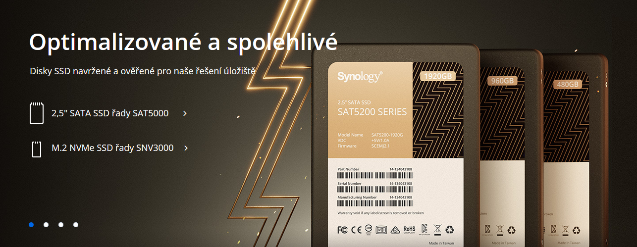 Synology predstavuje rad diskov SSD s vysokým výkonom a spoľahlivosťou