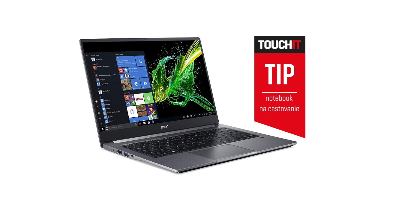 Receznia Acer Swift 3: Vynikajúci prenosný notebook s extra dlhou výdržou na batériu