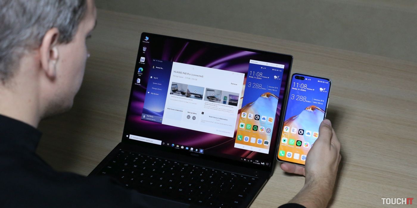 Aké výhody prináša prepojenie notebooku Huawei MateBook so smartfónom Huawei?