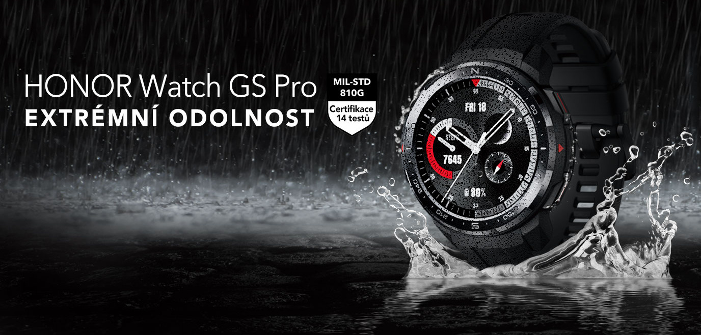 Čo všetko vydržia outdoorové hodinky HONOR Watch GS Pro?