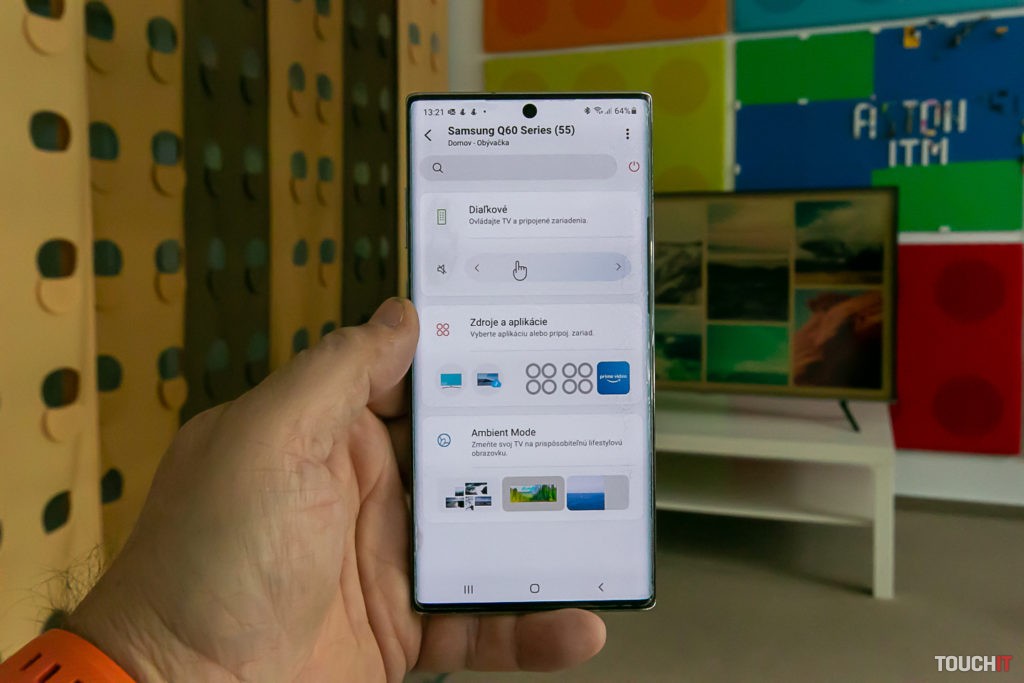 Galaxy Note ako diaľkový ovládač pre televízor