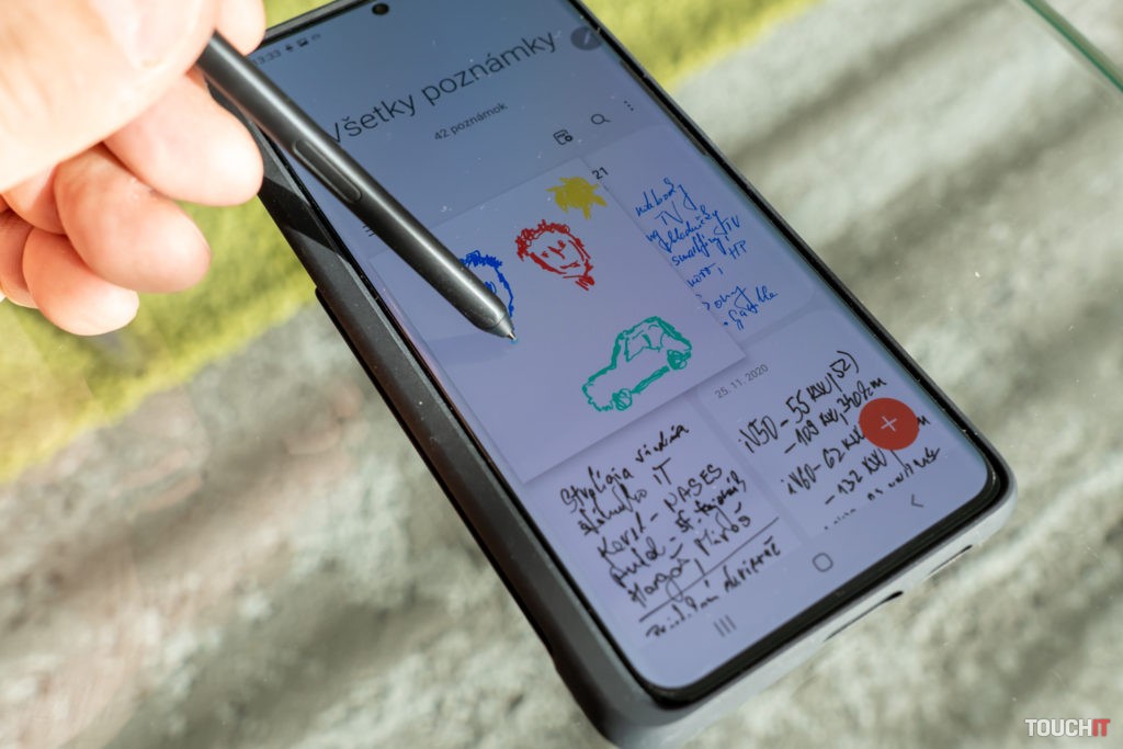 Poznámky na Galaxy S Pen