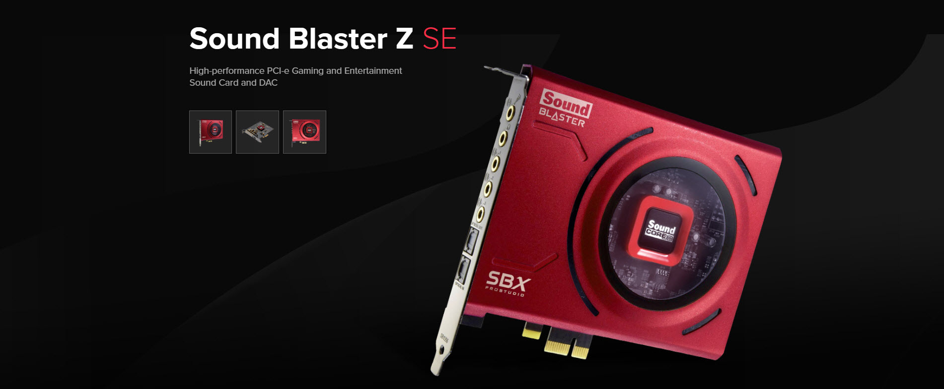 Sound Blaster Z SE: Lepší šmrnc zvukovej karty Sound Blaster za menej peňazí
