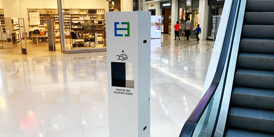ANTIK Smart Dispenser: Stojan s automatickým bezkontaktným dávkovaním dezinfekcie