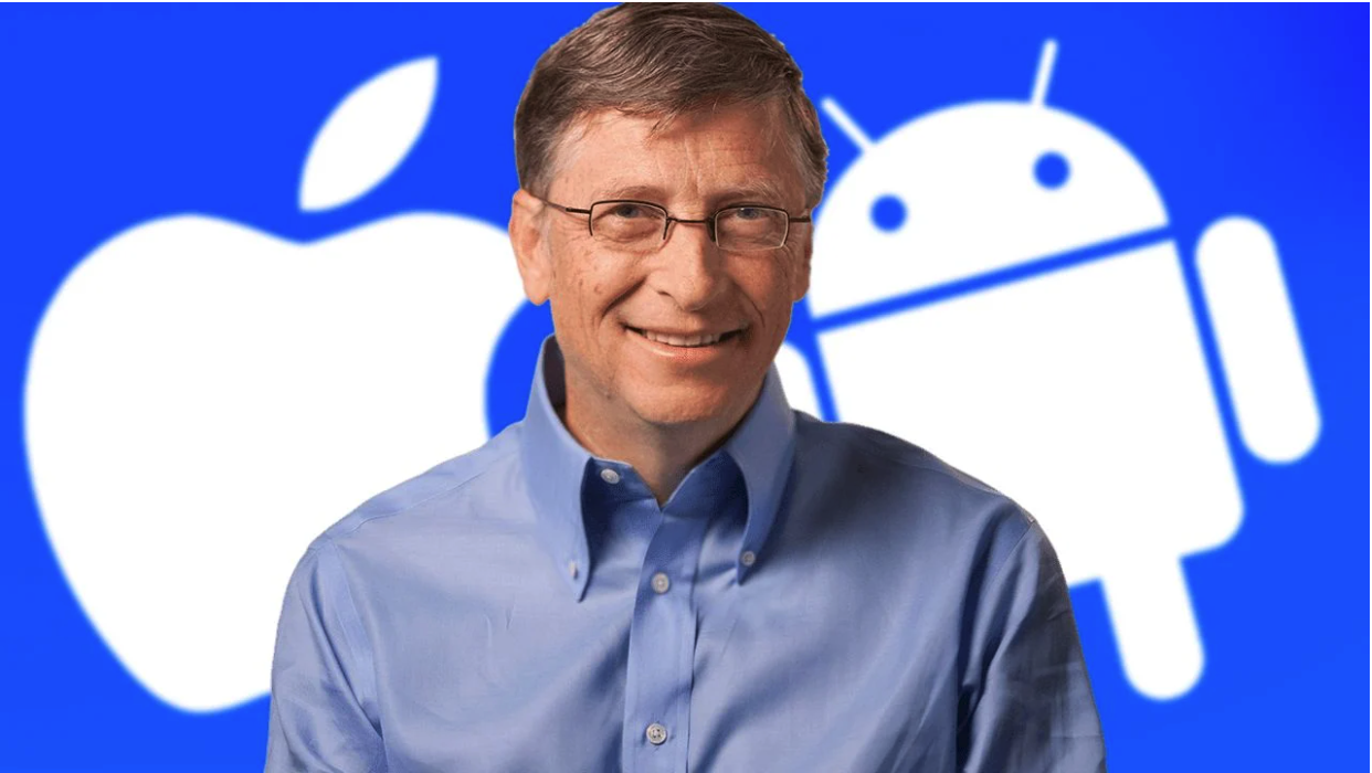 Bill Gates prezradil, prečo preferuje Android pred iOS