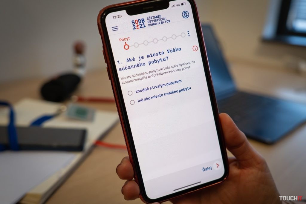 Vypĺňanie údajov do mobilnej aplikácie SOBD 2021. Zdroj: Ondrej Macko/TOUCHIT.sk