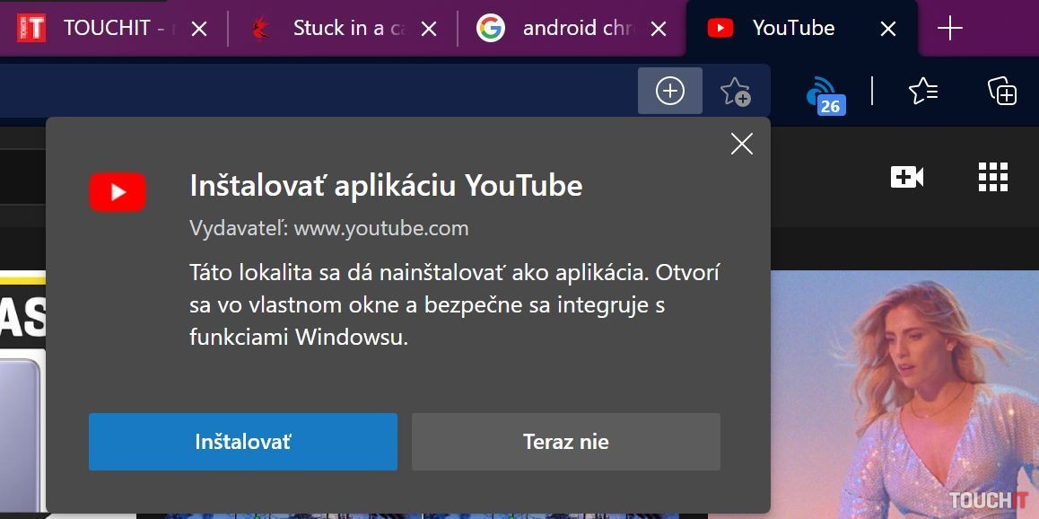 YouTube aplikácia pre Windows? K dispozícii je webová aplikácia a takto funguje