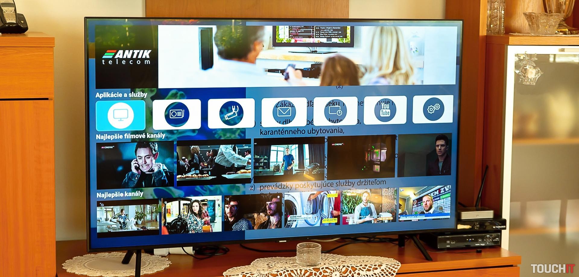 Takto presne funguje Antik TV na Samsung televízoroch a presne toto dostanete zadarmo