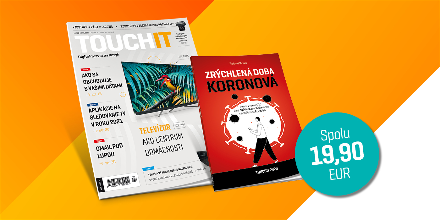 Predplatné TOUCHIT s knihou Zrýchlená doba koronová za výhodnú cenu