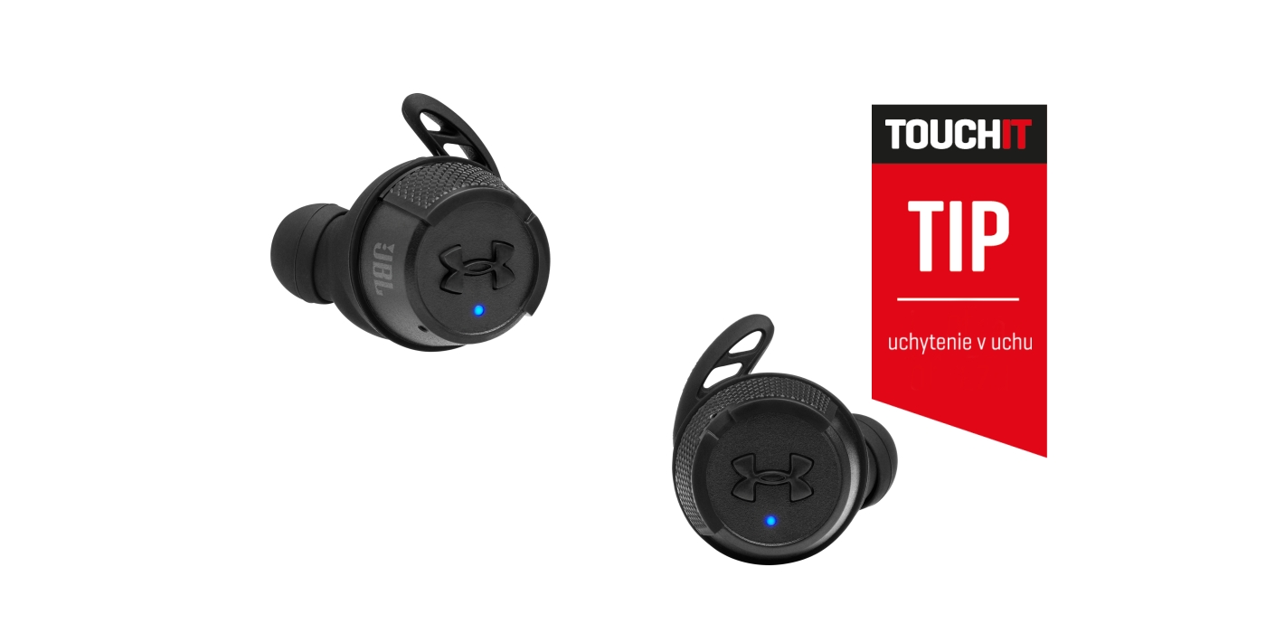 JBL Under Armour Flash X budú v uchu držať stabilne a bez pohnutia