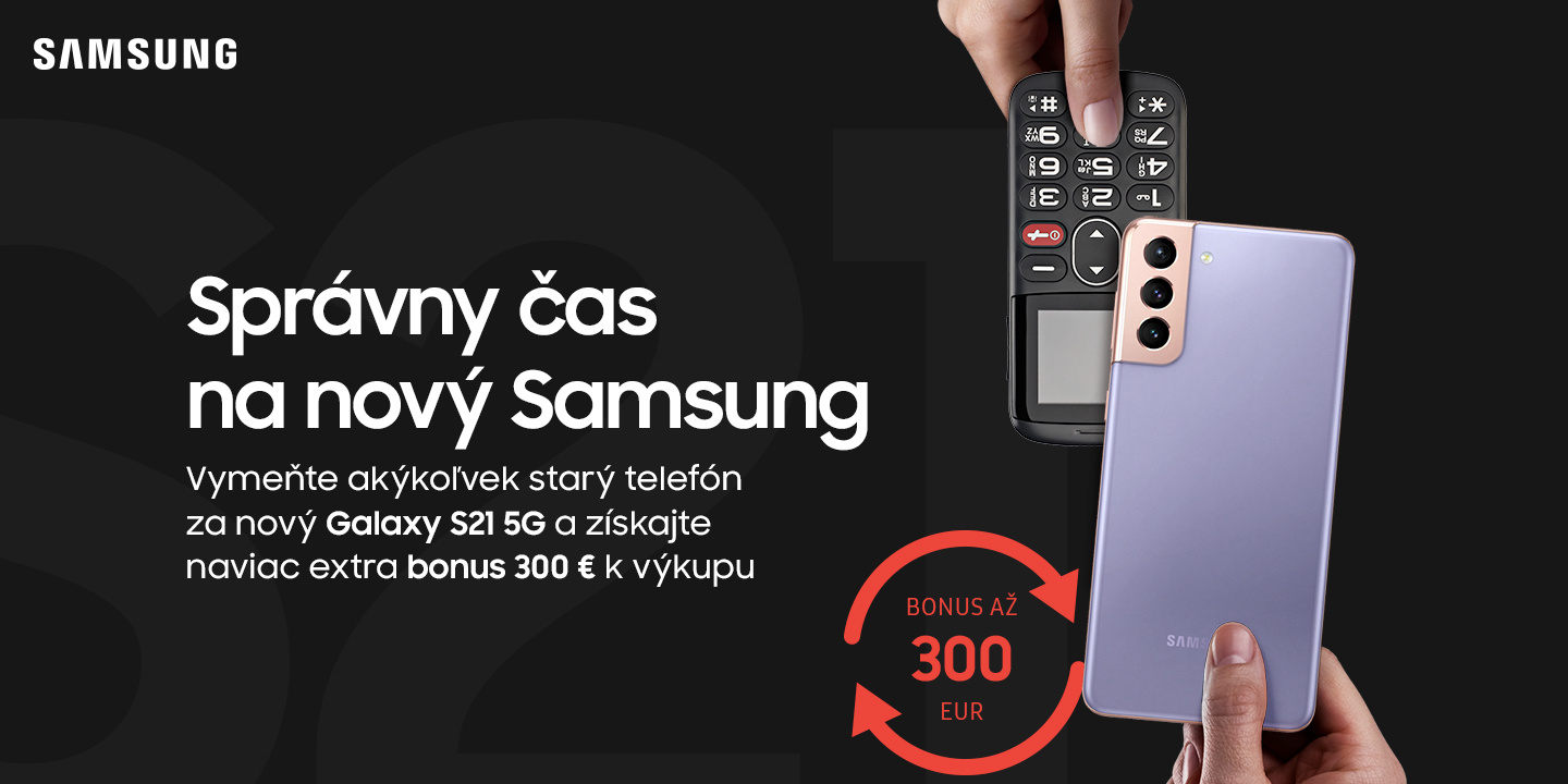 Samsung v rámci akcie Vymeňte starý za nový pridáva vybrané zariadenia iných značiek, ku ktorým dostanete bonus