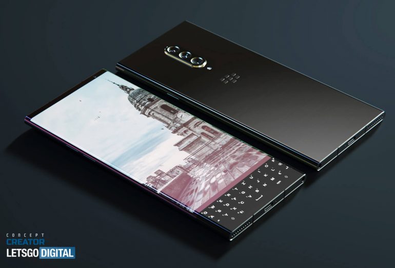 BlackBerry 5G: Video odhaľuje veľký zakrivený displej a legendárnu QWERTY klávesnicu