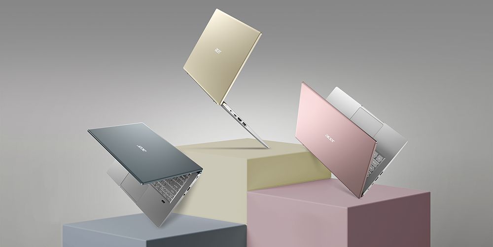 Acer Swift X: Tenký notebook s AMD Ryzen 5000 a NVIDIA GeForce RTX 3050 Ti
