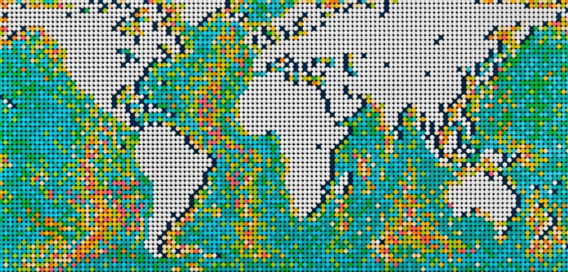 Mapa sveta od Lega