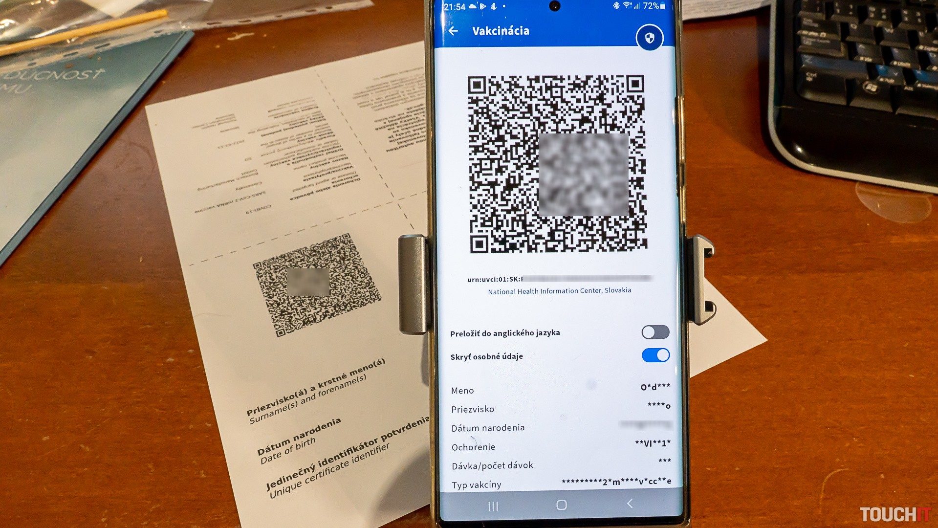 Ľudia začali viac používať mobilné aplikácie zdravotných poisťovní. Príčinou je COVID preukaz EÚ