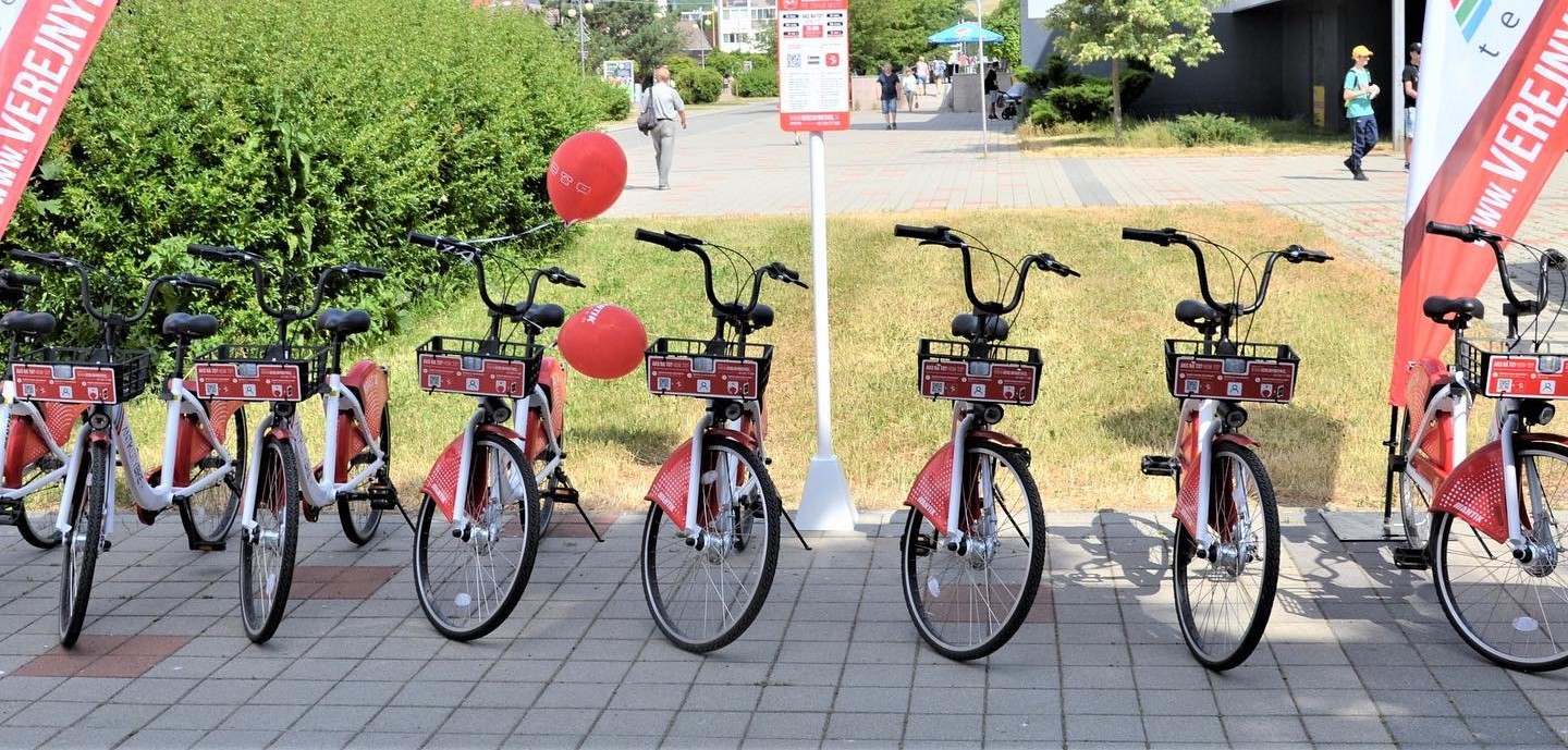 Zdielané bicykle obsadili najväčšie mesto na severovýchode Slovenska