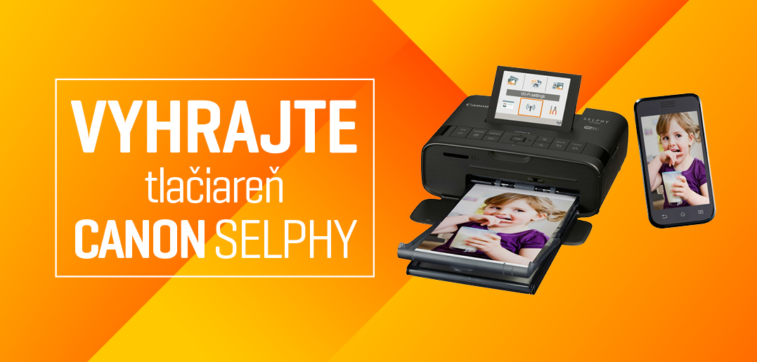 Vyhrajte tlačiareň Canon Selphy